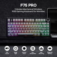 thumbnail image 2 of Teclado inalámbrico para juegos MechLands Aula F75 PRO 75% con RGB, 2 of 7