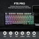 thumbnail image 2 of Teclado inalámbrico para juegos MechLands Aula F75 PRO 75% con RGB, 2 of 7