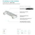 thumbnail image 2 of Builders Shoppe Two Handle Non-Metallic 8" Shower Faucet Valve for Manufactured, Modular, and Mobile Home Chrome Finish, 2 of 4