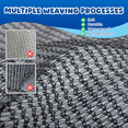 thumbnail image 5 of Trampoline Net Replacement 14 FT Trampoline Net Replacement 14FT Trampoline Net Enclosure Safety Net for 6 Poles Round Frame Top Ring Enclosure System (Net Only), 5 of 7
