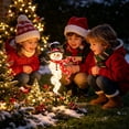 thumbnail image 3 of Lighted Snowman Garden Stake Light, LED Glowing Twisted Body Ground Lamp, Waterproof Outdoor Christmas Pathway Marker Light for Lawn Garden Yard Patio Holiday Xmas Decor, 3 of 5