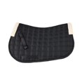 thumbnail image 1 of Manta de silla de montar , estera de silla de montar equina, protección de poliéster, cómoda almohadilla para montar a caballo, cojín de asiento para entrenamiento y competición Negro, 1 of 8