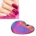 thumbnail image 4 of Placa Nail Art Display Board Acero Inoxidable Forma De Corazón Cosmético Maquillaje Manicura Consejos Paleta De Mezcla De Colores, 4 of 7