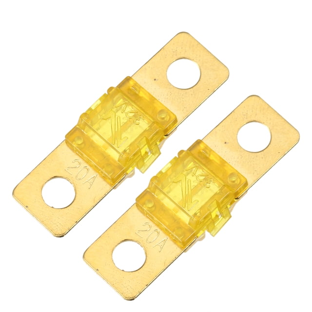 2uds 20A 32V AMI Fusibles para Coche Camión Motocicleta Barco Audio CD