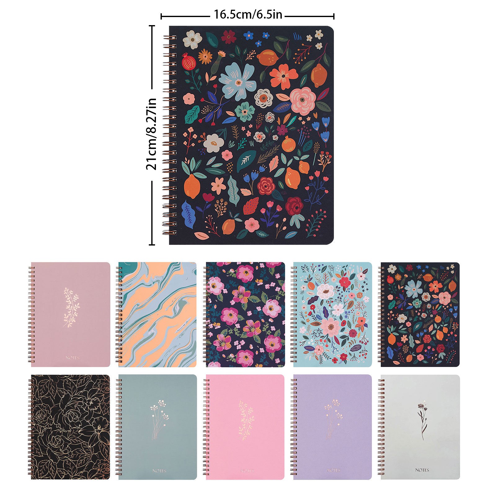 Flower Notebook, Hilingoto Flower Notebook, Aesthetic Notebook Cute ...