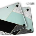 thumbnail image 5 of Design Skinz Minimalistic Mint and Gold Striped V1 Full-Body Wrap Scratch Resistant Decal Skin-Kit Compatible with MacBook 13" Air (A2179), 5 of 9