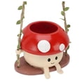 thumbnail image 1 of Cute Cartoon Face Hanging Swing Flowerpot Outdoor Decoration, 1 of 7