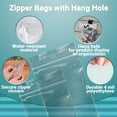 thumbnail image 4 of Pack of 500 Zipper Bags with Hang Hole, 12 x 15. Heavy Duty Polyethylene Bags 12x15. Thickness 4 mil. Seal Top Closure Bags. Plastic Poly Storage Bags for Industrial, Food Service., 4 of 6