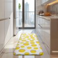 thumbnail image 4 of Yellow Lemon Fruit Slices White Pattern Kitchen Rug Mat,Kitchen Runner Rugs Non Skid Washable,Decorative Kitchen Floor Mats for Kitchen,Sink,Laundry,17"x47.2", 4 of 7