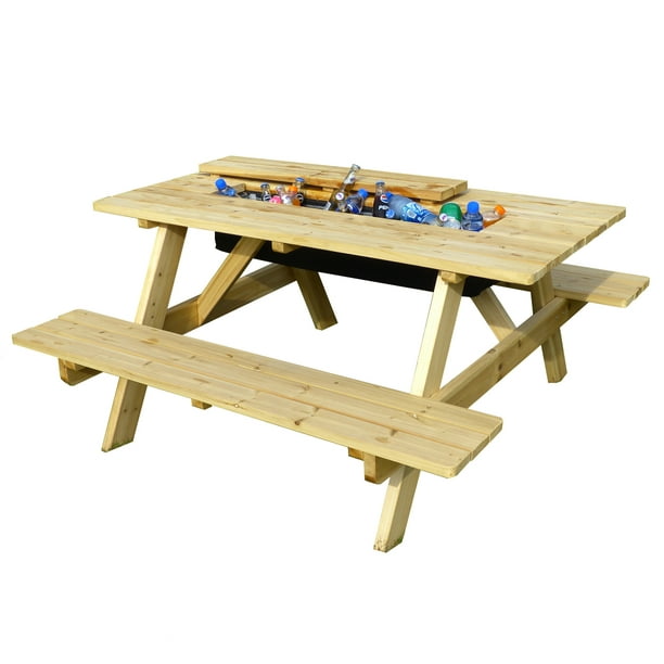 Northbeam Cooler Picnic Table Kit, Outdoor Furniture Building Kits