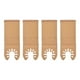 thumbnail image 3 of 4Pcs Carbide Oscillating Saw Blade Universal Oscillating Tool Blades for Wood Plastic Opening Holes, 3 of 5