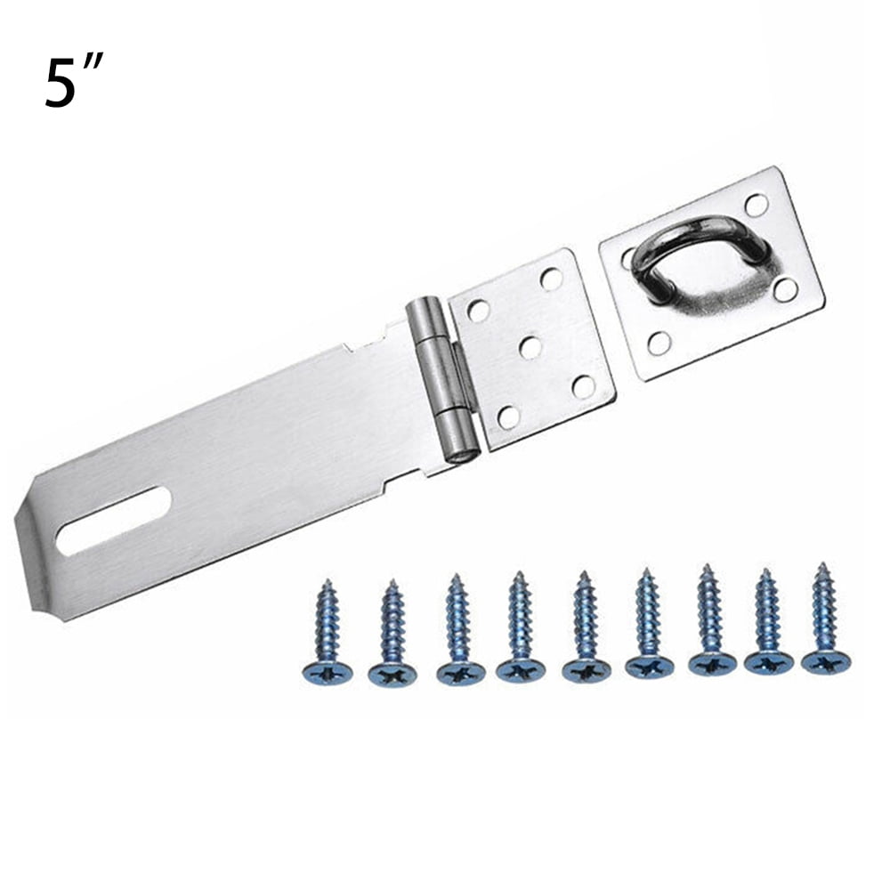 3/4/5 Inch Hasp & Staple Padlock Latch High Quality Security Door Lock Metal New 