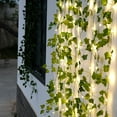 thumbnail image 5 of Flower Green Leaf String Lights Artificial Vine Fairy Lights Battery Powered Christmas Tree Garland Light For Weeding Home Decor Maple Leaf 5m 50 Lights Battery Model, 5 of 9