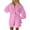 Pink, variant on ICHUANYI Womens Trendy Lounge Wear Long Sleeve Sweatsuit with Shorts Matching 2 Piece Outfits Button Down Casual Sets Fall Winter Clothes