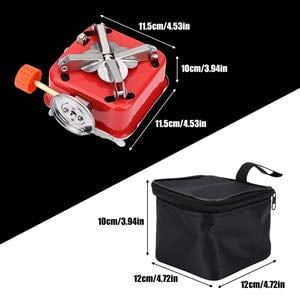 Mini Camping Stove, Portable Folding Windproof Small Gas Stove for Outdoor Camping Hiking Backpacking Road Trip