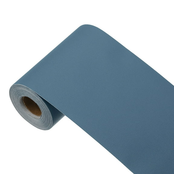 Uxcell 393"x3.9" Peacock Blue Wallpaper, Peel and Stick Wallpaper, Blue Contact Paper Solid Color Vinyl Self-Adhesive Wall Paper Decorative for Wall Covering