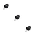 thumbnail image 1 of Cateissary 10pcs / set Soporte de pared antideslizante - Dispositivo de elevación de asiento hermoso y práctico Fácil de instalar Asiento Type1 NO1, 1 of 6