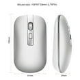 thumbnail image 5 of M30 rechargeable wireless mouse metal wheel mute 2.4G office mouse 500mA built-in battery White, 5 of 10