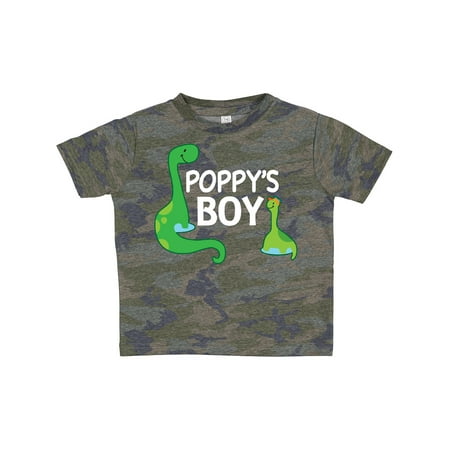 

Inktastic Poppy s Boy Grandson Gift Toddler Boy Girl T-Shirt