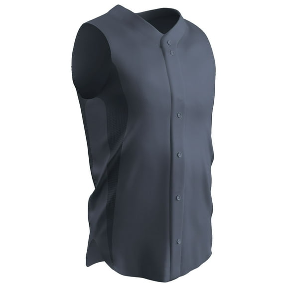 RELIEVER Sleeveless Baseball Jersey - GRAPHITE BODY - L