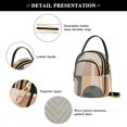thumbnail image 4 of FORMRS Crossbody Bag for Women Quilted Travel Shoulder Cell Phone Purse with Chain Strap Handbag, Abstract Shapes, 4 of 7