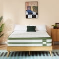 thumbnail image 4 of FOLVUTY Full Mattress, 12 inch Gel Memory Foam Hybrid Mattress and Pocket Springs, Green Tea Infused High-Density Foam, Medium Firm, Edge Support, 4 of 15