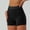 Black, variant on Under $3 Cotton Underwear For Women Full Coverage High Waisted Boyshort Body Shaper Moisture-Wicking Anti Chafing Thigh Pants S-XL