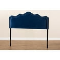 thumbnail image 5 of Baxton Studio Nadeen Modern and Contemporary Royal Blue Velvet Fabric Upholstered King Size Headboard,Wholesale, 5 of 7