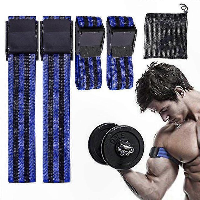Blood Flow Restriction Bands for Arms, Legs, Glutes, Muscle Growth Without Heavy Weights, Durable Elastic Bands for Occlusion Training