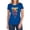 Royal, variant on JLA Ripping Apart Women's T Shirt, Royal, Large
