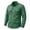 Green, variant on Men's Cotton Twill Long Sleeve Shirt Jacket with Multi Pockets Utility Shacket (L)