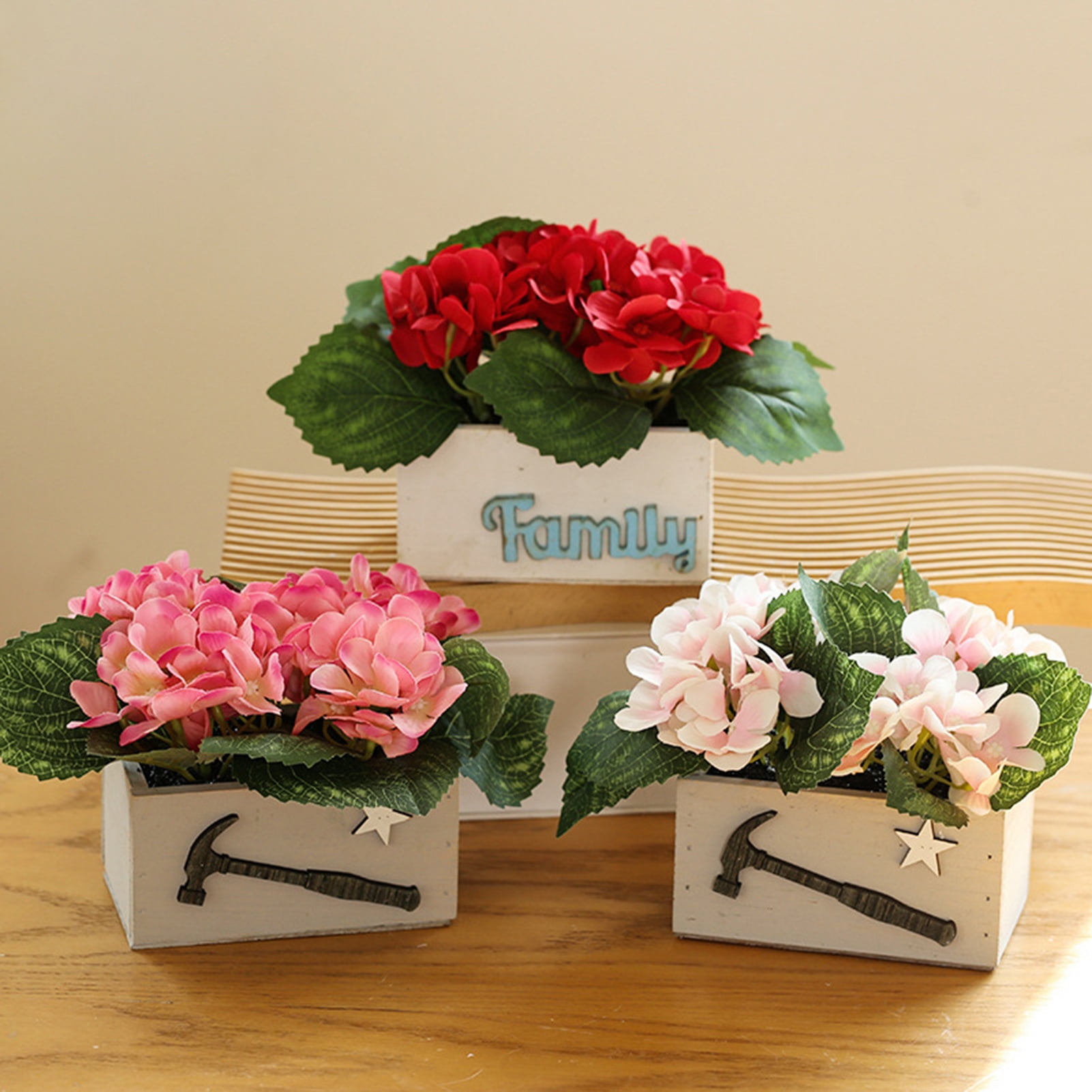 Yesbay Artificial Bonsai Realistic Scene Layout Fake Potted Bonsai