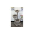 thumbnail image 5 of Maykoosh Artisanal Abode Wood And Carpet Tree For Big Cats, 25"L x 25"W x 50"H, All Breed Sizes, Solid Wood and Carpet, for Cats, Sturdy and Durable-Color:Speckeled, 5 of 7