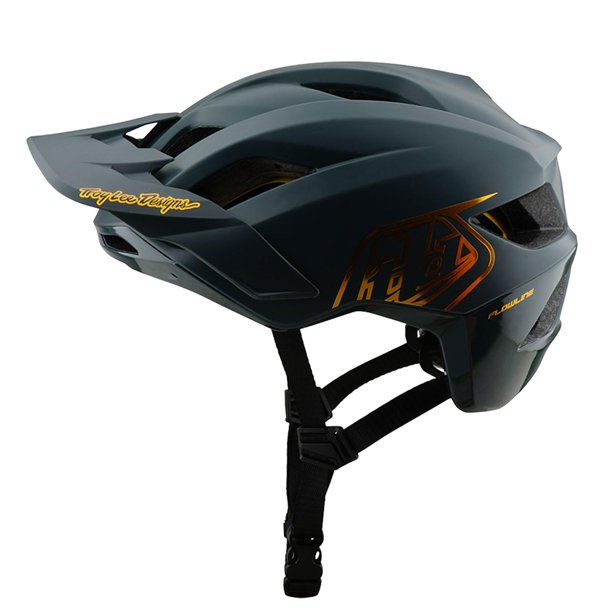 Casco Troy Lee Designs Flowline Juvenil MIPS MTB Point Gray
