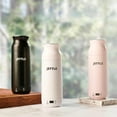 thumbnail image 6 of Jettle Portable Electric Kettle with Temperature Control - 450ml Travel Tea Kettle & Hot Water Boiler, LED Display, Auto Shut-Off, Fast Boil for Coffee & Tea, Stainless Steel (Black), 6 of 12