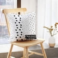 thumbnail image 5 of LALILO Throw Pillow Covers Black And White Collection Doodle Cushion Cover 18" x 18", 2 Pack, 5 of 6