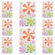 thumbnail image 5 of KAKOWELY 8 hojas de pegatinas navideñas para ventanas con diseño de dulces, calcomanías estáticas removibles para ventanas, 5 of 5