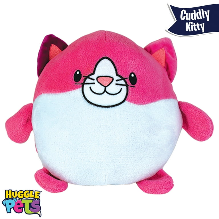 Huggle Pets Pink Kitty Animal Hoodie Sweatshirt and Plush Toy As