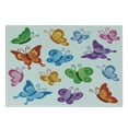 thumbnail image 3 of Butterfly Cutting Board, Colorful Butterfly Pattern Ornamentation Winged Animal Love Graphic Print, Decorative Tempered Glass Cutting and Serving Board, Small Size, Multicolor, by Ambesonne, 3 of 5