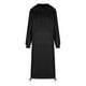 thumbnail image 4 of Vestido largo informal holgado con capucha y bolsillos para mujer - Vestido sudadera de felpa, capucha con cordón, abertura lateral, adecuado para otoño/invierno, tallas S-XXXXXL, 4 of 5