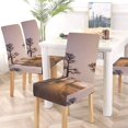 thumbnail image 5 of ZHANZZK Beautiful Baobab Trees at Sunset at The Avenue Stretch Chair Cover Protector Seat Slipcover for Dining Room Hotel Wedding Party Set of 4, 5 of 6