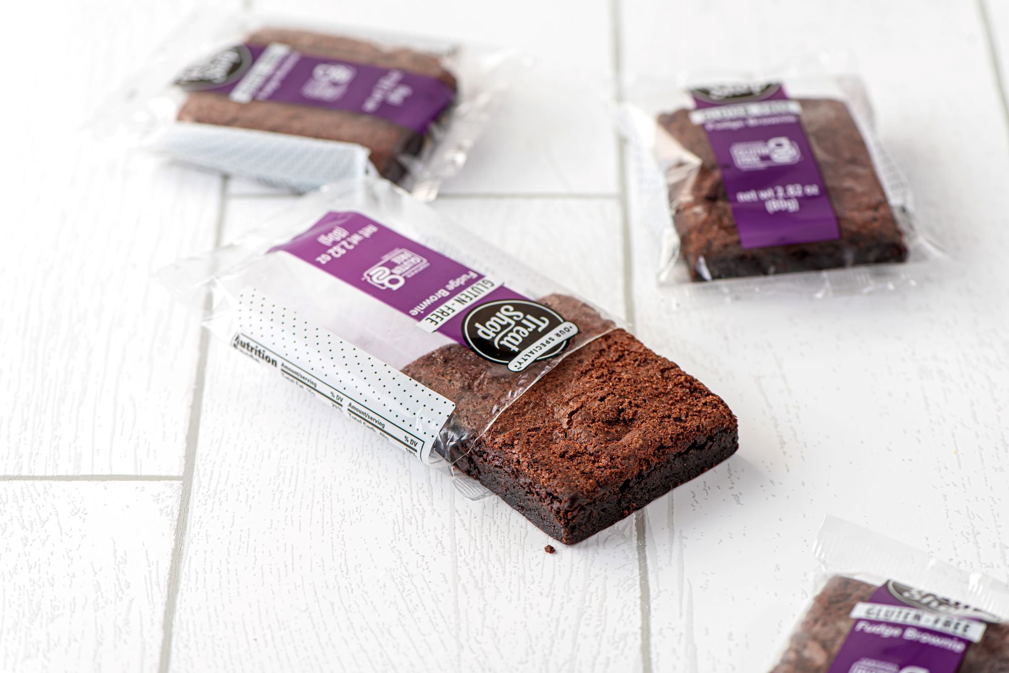 Our Specialty Gluten Free Chocolate Fudge Brownies, Individually Wrapped, 12 Pack