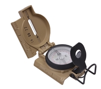 Rothco Cammenga G.I. Military Phosphorescent Lensatic Compass, Coyote Brown - image 2 of 2