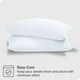 thumbnail image 5 of Bare Home Juego de Fundas de Almohada TENCEL™ - Lyocell Derivado Del Eucalipto - Estándar, Blanco, 5 of 6