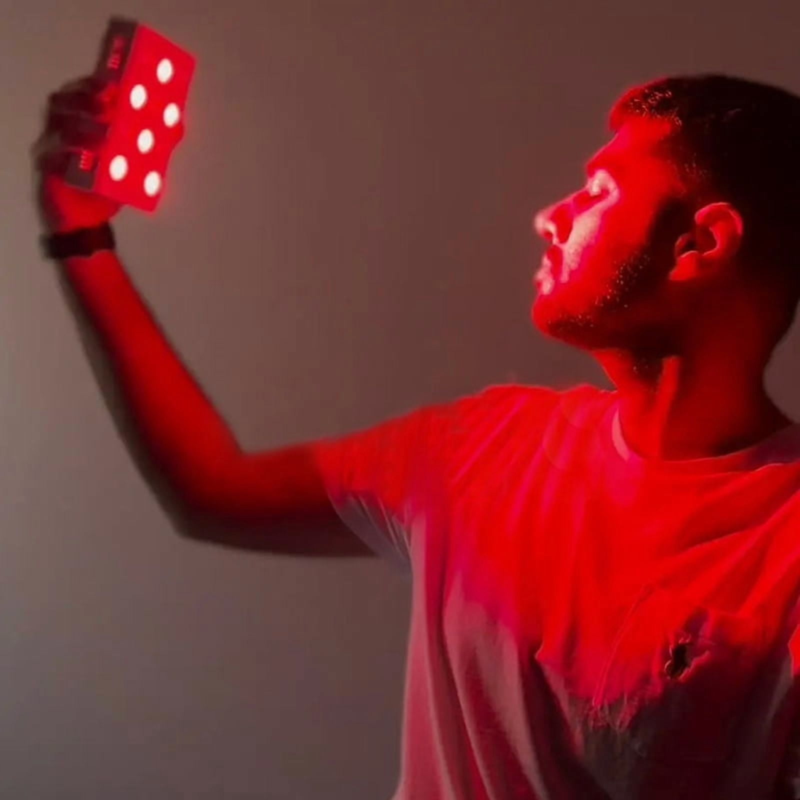 Infrared Physiotherapy Lamp 60W LED - Red Light Therapy Panel with 660NM & 850NM Wavelengths
