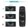 thumbnail image 4 of Interruptor de ventana eléctrica del lado del conductor delantero único para Mercedes-Benz GL320 GL350 GL450 No.2518300390, 4 of 7