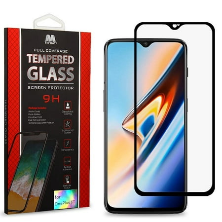 OnePlus 6T Shockproof Tempered Glass LCD Screen Protector FULL COVERAGE Guard 9H for OnePlus 6T (2018 (Best Oneplus 3 Tempered Glass)