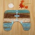 thumbnail image 4 of Juego de alfombras de baño de 3 piezas, alfombrilla de pedestal de ancla náutica, alfombrilla de baño antideslizante, tapa de inodoro, juego de alfombras de inodoro, estrella de mar 29 Sincero  Hogar, 4 of 6