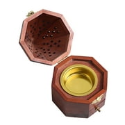 Aromatherapy Box Chinese Style Censer Holder Home Incense Decor Chinoiserie Wooden