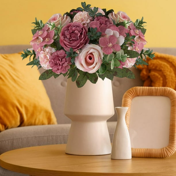 Flor de imitación para decoración del hogar, boda, flores artificiales de pared.